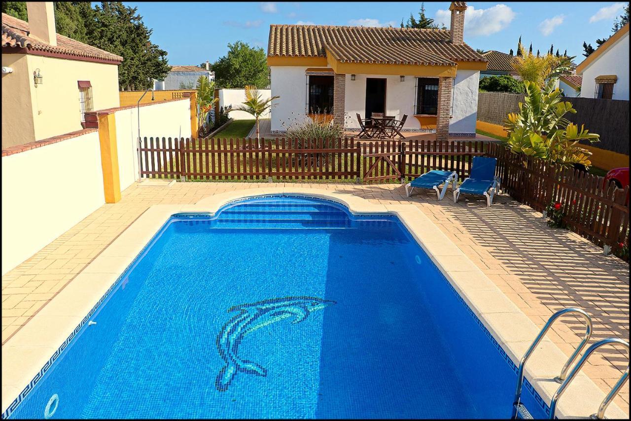 Chalet Con Piscina Privada Conil De La Frontera Bagian luar foto